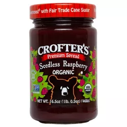 Crofters Organic Premium Spread Seedless Raspberry - 16.5oz