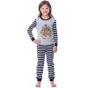 Harry Potter Boys' Hogwarts Crest Wizarding World Sleep Pajama Set Grey - 4 of 4