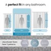 LiBa Premium 8G PEVA Bathroom Shower Curtain Liner - Waterproof, Non-Toxic, Thick Plastic with Rustproof Grommets - 2 of 4
