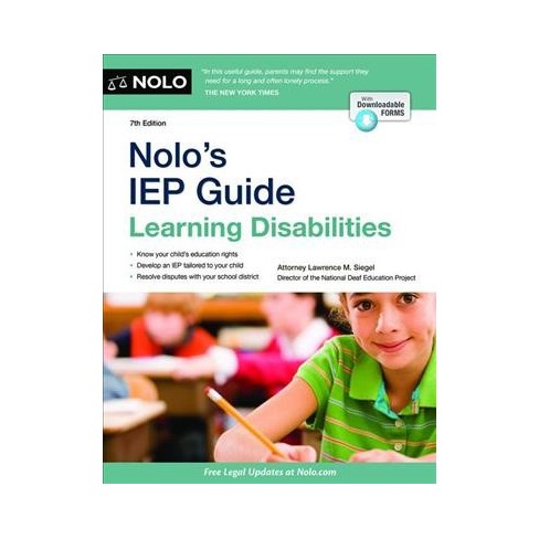 Feds Issue New Guidance Ieps Should >> Nolo S Iep Guide Learning Disabilities With Downloadable Forms Feds Issue New Guidance Ieps Should >> Nolo S Iep Guide Learning Disabilities With Downloadable Forms