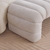GDFStudio Xerath Modern 69.7" Chenille Upholstered Tufted Bench - 4 of 4