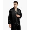 Mommesilk Piped Silk Pajamas For Men - 3 of 4
