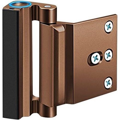 DOMETOUR Home Security Door Reinforcement Lock, Upgraded 800 lbs Safety Latch, Child Proof Deadbolt for Bedroom & Front Door