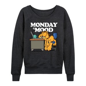 Women's - Garfield - Monday Mood Lightweight French Terry Slouchy - 1 of 4