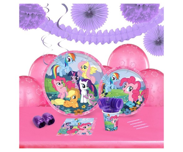 My Little Pony Friendship Magic 16 Guest Party Pk with Decoration Kit
