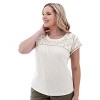 Aventura Clothing Women's Solid Poet Top - 4 of 4