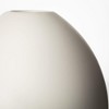 Sullivans 7.5" Modern Matte Ivory Oval Vase, Ceramic - 2 of 4