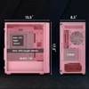 Scarlet Scope Pre Installed Argb Fan Pc Case - 2 of 4