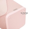 LunaLulinlk Mesh Trash Can, Waste Paper Basket, Square, Office, Metal, Set of 2, Pink - 3 of 4