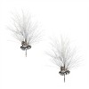 Flocked Long Neddle Pine Spray (Set of 2) - 4 of 4