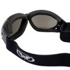 2 Pairs of Global Vision Eyewear Eliminator Safety Motorcycle Goggles with Flash Mirror, Yellow Mirror Lenses - 4 of 4