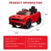 12V Kids Ride On Car, Licensed Dodge Challenger Electric Car with RC, Spring Suspension, Powered Ride On Toy Car for Child - 2 of 4