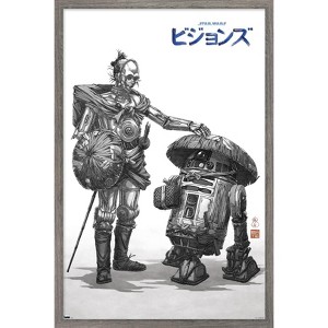 Trends International Star Wars: Visions - Droids Framed Wall Poster Prints - 1 of 4