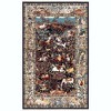 Unique Loom Narenj Birmingham Floral Indoor Woven Fringe Area Rug - 2 of 4
