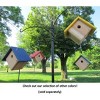 JCS Wildlife Cedar & Poly Wren, Chickadee, & Warbler Birdhouse - 3 of 4