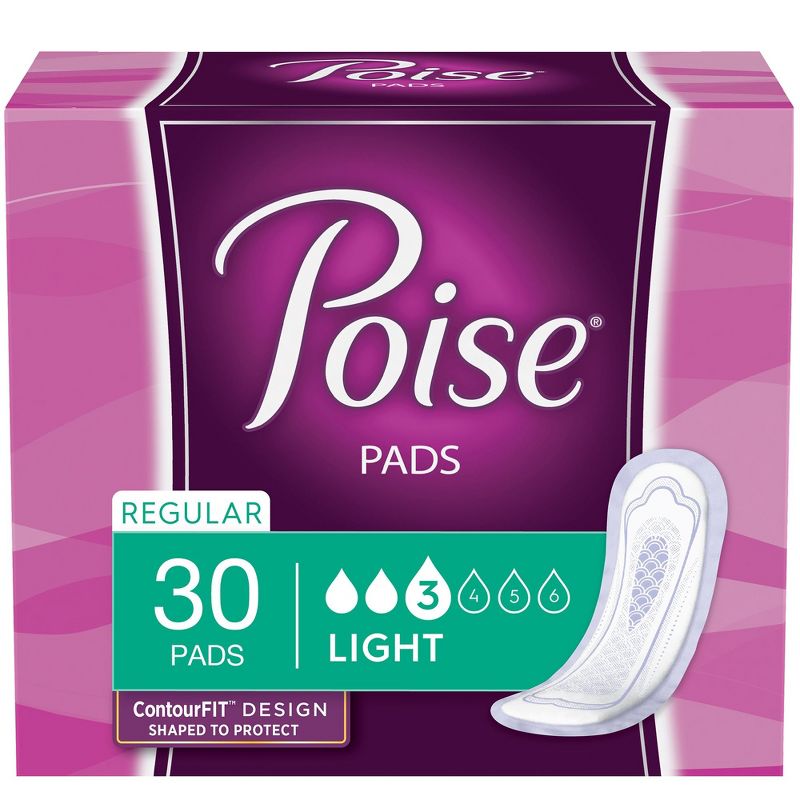 Poise Bladder Control Pad Light Absorbency, 5 of 7