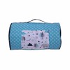 Bacati - Woodlands Aqua Navy Gray Boys Cotton Toddler Nap Mat - 2 of 4