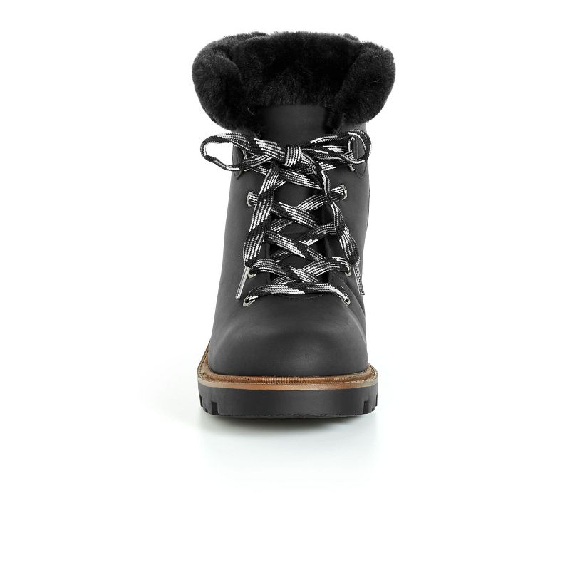 Women's WIDE FIT Bella Winter Boot - black | EVANS, 5 of 9