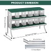 Coucheta Chicken Nesting Boxes - Available in Multiple Styles (Bracket Leg/Two-Tier/Wall Mount) & Compartments (6/8/10) for Easy Egg Collection. - 2 of 4