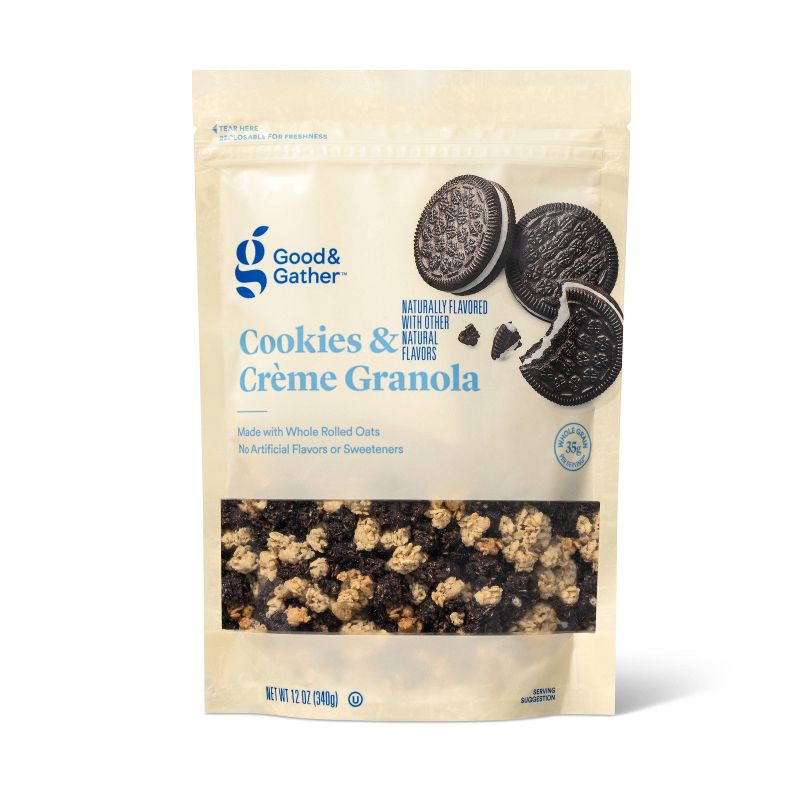 Cookies &#38; Cream Granola - 12oz - Good &#38; Gather&#8482;, 1 of 4