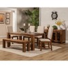 Alpine Furniture Aspen Dining Chair, 2, Natural Mahogany - 4 of 4