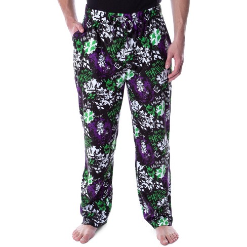 Dc Comics Men's Classic The Joker And Harley Quinn Adult Lounge Pajama ...