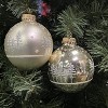 Glass Christmas Tree Ornaments - 67mm/2.63" [4 Pieces] Decorated Balls from Christmas by Krebs Seamless Hanging Holiday Decor - 4 of 4