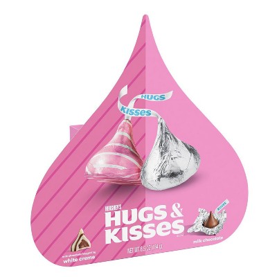 Hershey's Valentine's Hugs & Kisses Gift Heart Box - 6.5oz