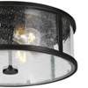 Generation Lighting Dakota 14" Espresso 3-Light Outdoor Ceiling Light - 3 of 3