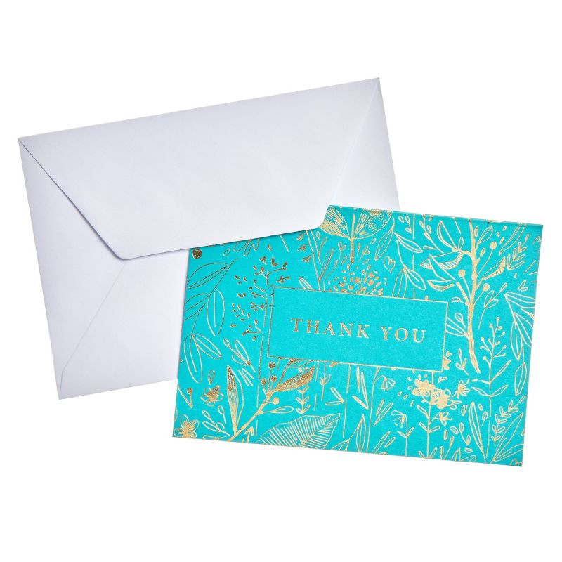 50ct &#39;Thank You&#39; Cards Gold/White, 3 of 7