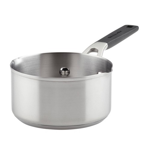 Farberware Classic Stainless Steel Straining Saucepan with Lid - Silver, 1  qt - Food 4 Less