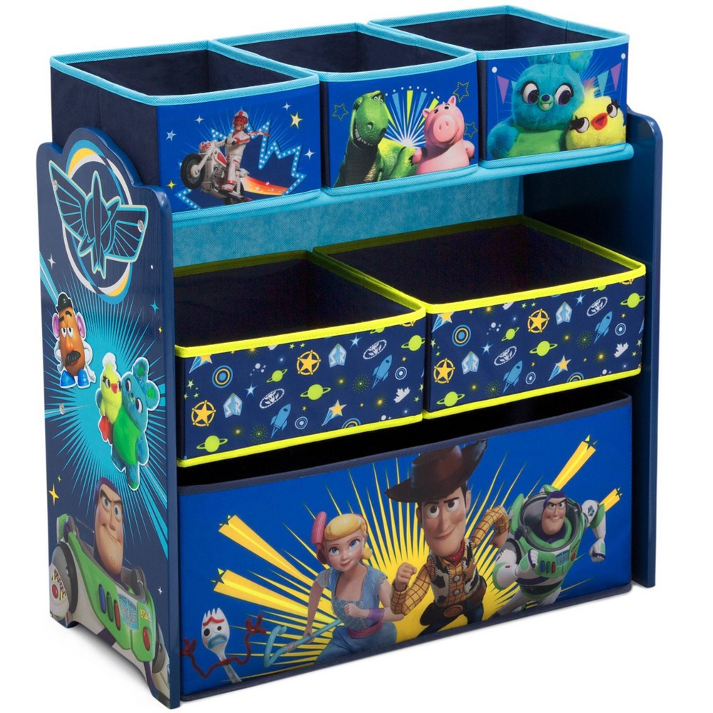 Photos - Dresser / Chests of Drawers Disney Pixar Toy Story 4 Design and Store 6 Bin Kids' Toy Organizer - Delt 