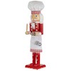 Northlight Baker with Rolling Pin Nutcracker Christmas Figure - 15" - White and Red - image 4 of 4