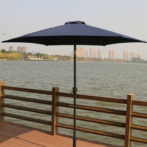 Sapphtopaz Patio Umbrella Outdoor Umbrella Waterproof with Push Button Tilt and Crank Beach Umbrella for Garden, Pool - 1 of 4