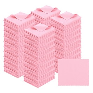 Unique Bargains Microfiber Soft Lightweight Dirt-resistant Cleaning Cloth for Eyeglass 200 Pcs - 1 of 4