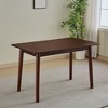 NicBex 47.24" Modern Rectangle  Dining Table,Kitchen Table with Wood Tabletop and Wood legs for 2-4 Seaters,Brown - 2 of 4
