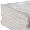 HomeRoots Set of Two Ivory Cotton 16" X 30" Quick Dry Terry Cloth Hand Towels - 3 of 3