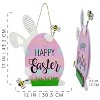 AuldHome Design Easter Bunny Door Hanger Sign; Spring-Themed 3D Door Decor and Wall Art - 3 of 4