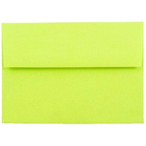 JAM Paper 50pk Brite Hue A6 Envelopes 4.75" x 6.5" - 1 of 4