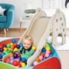 Safstar 3-in-1 Toddler Slide w/ Buffer Zone Basketball Hoop & Ball Elephant Design - 4 of 4