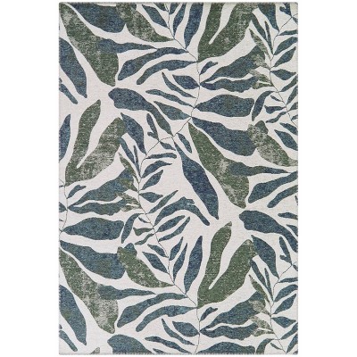 Balta Rugs Floral Chenille Area Rug Green