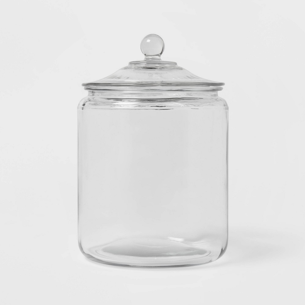 Photos - Food Container 128oz Glass Jar and Lid - Threshold™