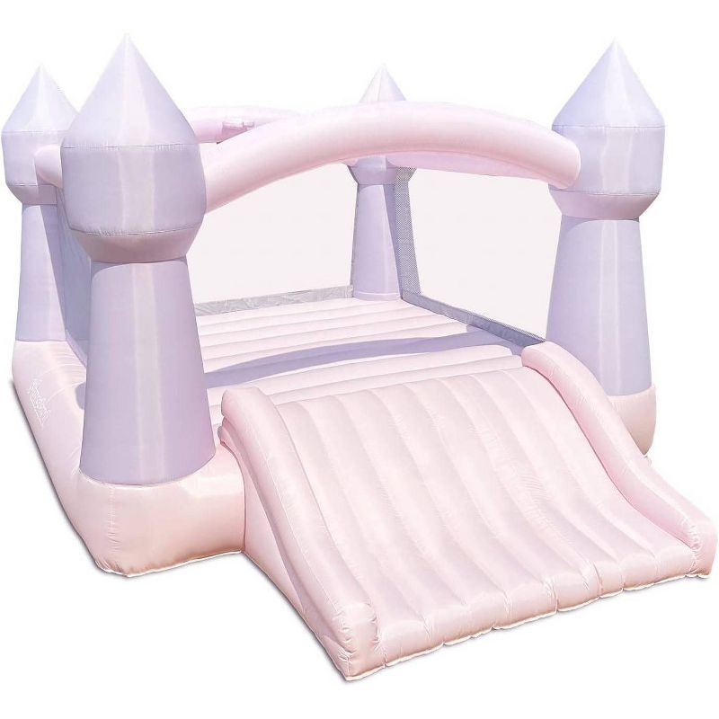Bounceland Party Castle Cotton Candy Bounce House - Pink, 1 of 9