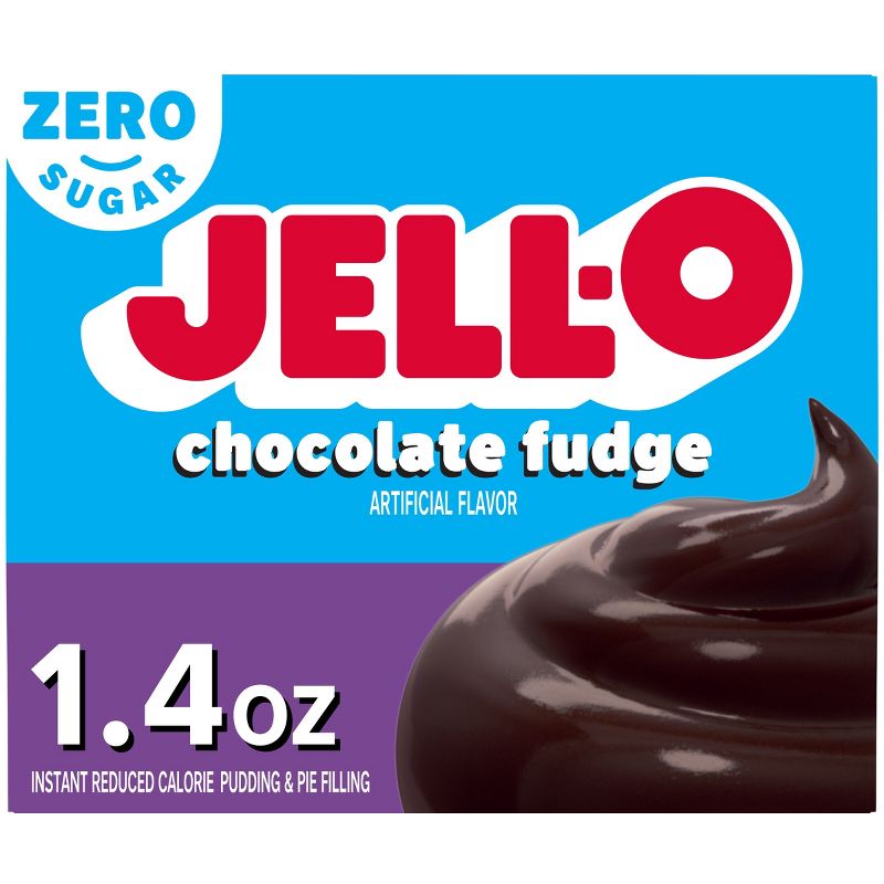 JELL-O Instant Sugar Free-Fat Free Chocolate Fudge Pudding &#38; Pie Filling - 1.4oz, 1 of 11