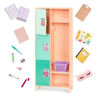 american girl doll locker set