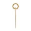 Black Bow Jewelry 14k Yellow Gold Happy Birthday Heart Disc Charm or Pendant, 18mm - 2 of 4