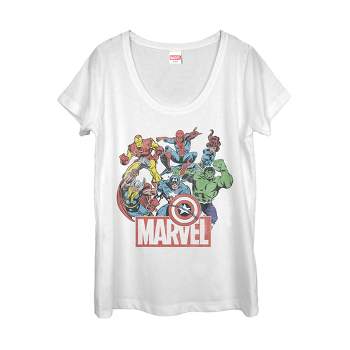Juniors Womens Marvel Avengers: Infinity - Thanos War Repeat Black Target : - T-shirt Large