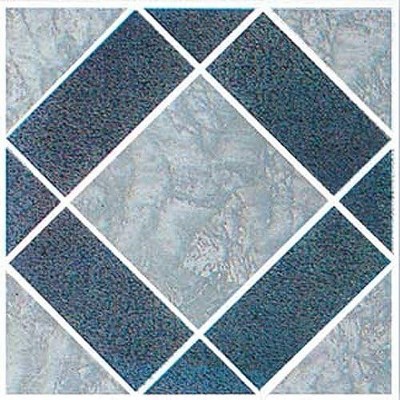 Self Adhesive 12-Inch Vinyl Floor Tiles, 20 Tiles - 12" x 12", Peel & Stick, DIY Flooring