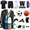 Soccer Backpack, Lightweight Soccer Bag, Water resistant Sport Equipment Bags Fit Basketball to Match Training - 3 of 4
