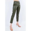 Women's PU Leather Cropped Pants - WHITEROOM+CACTUS - 2 of 3